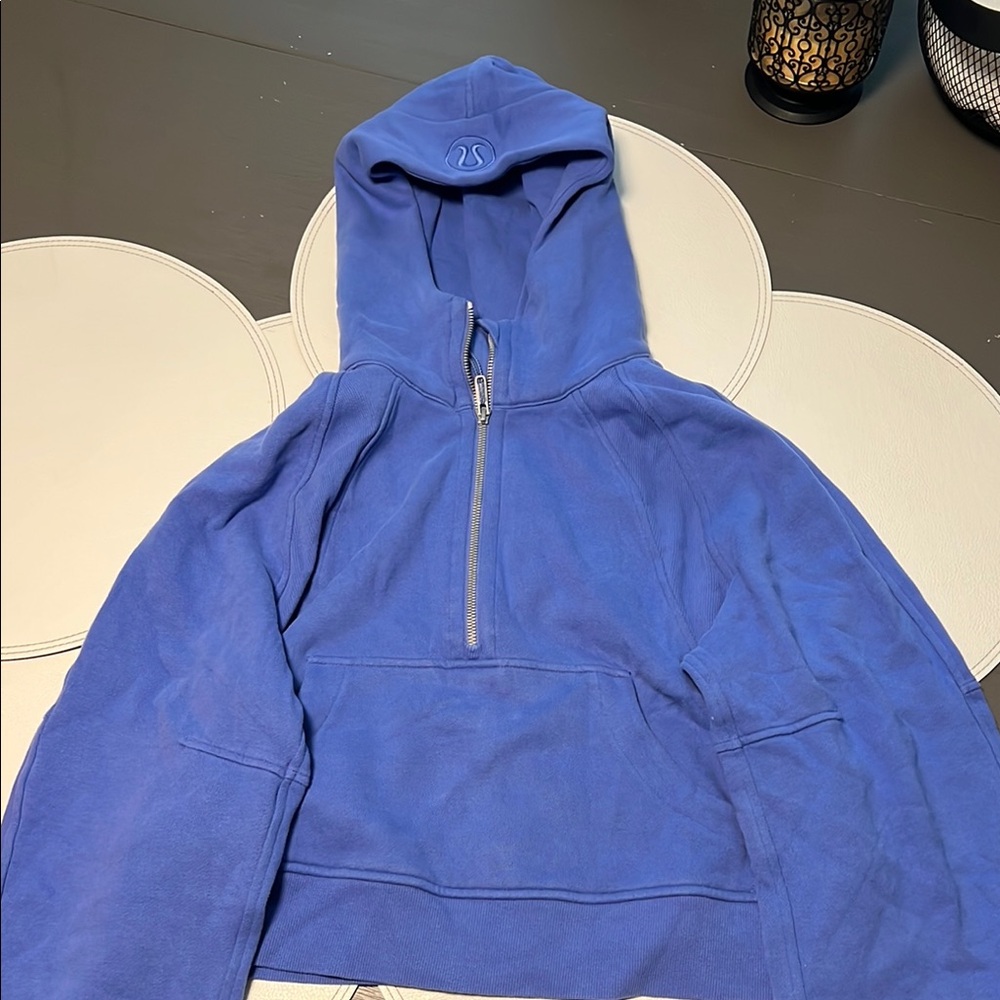 Lululemon Athletica Blue Hoodie Sweater